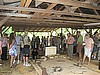 Opening the kiln